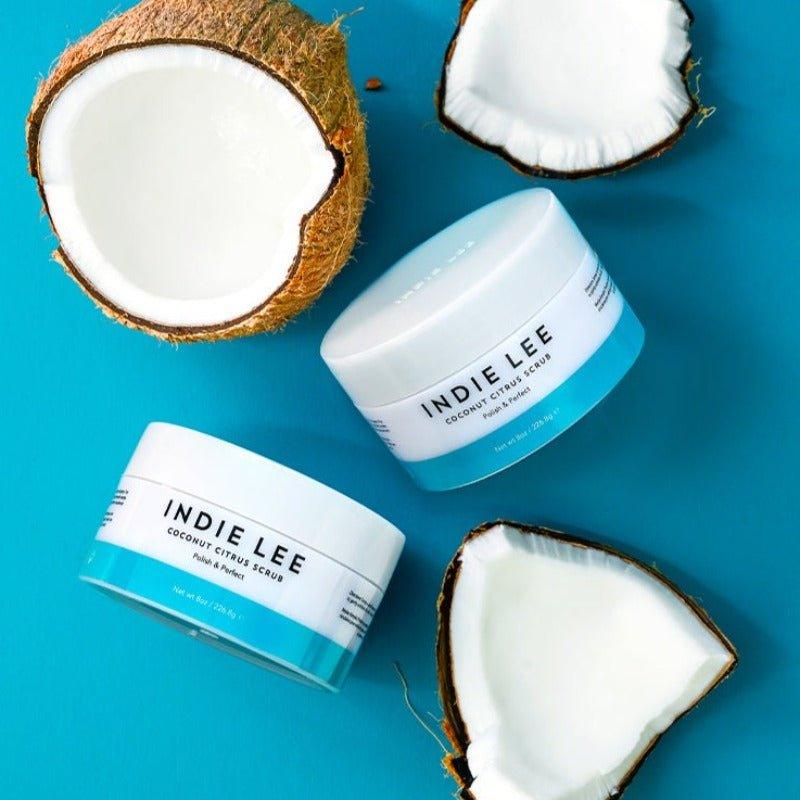 Indie Lee Coconut Citrus Body Scrub - 226.8g - Waha Lifestyle