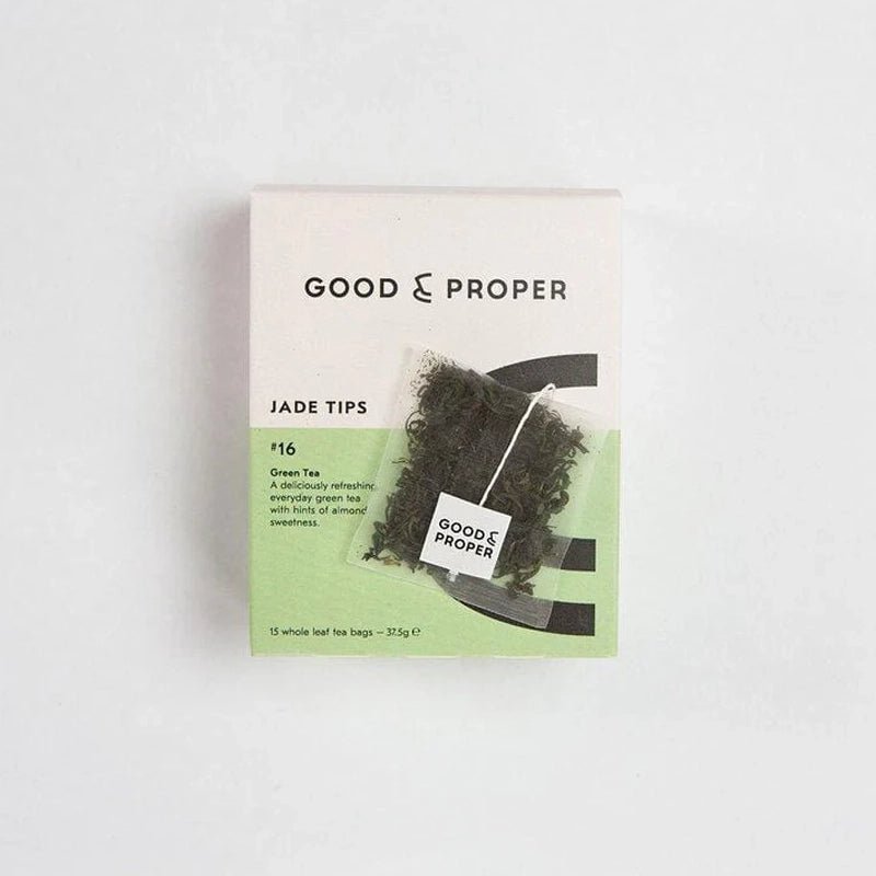 GOOD &amp; PROPER TEA Jade Tips Green Tea - 15bags - Waha Lifestyle