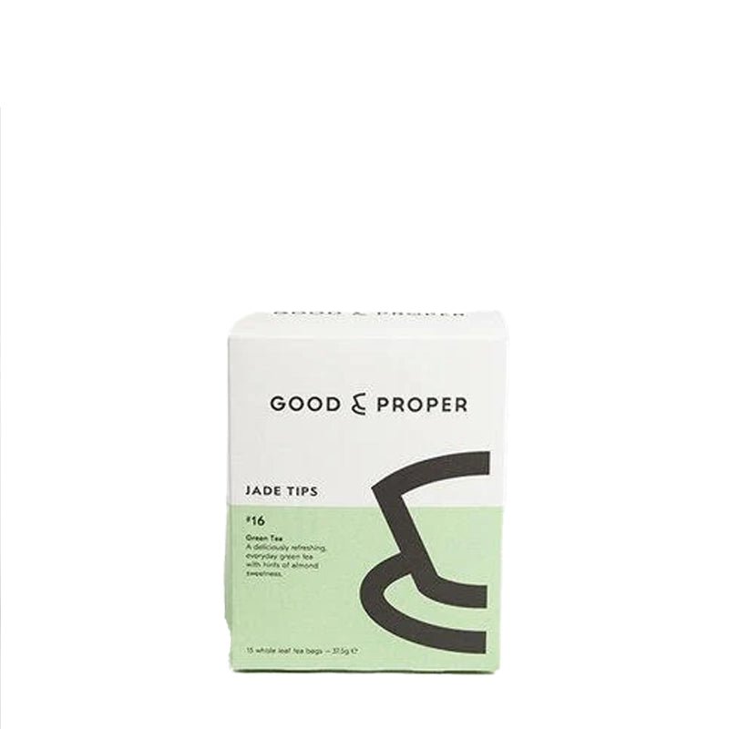 GOOD &amp; PROPER TEA Jade Tips Green Tea - 15bags - Waha Lifestyle