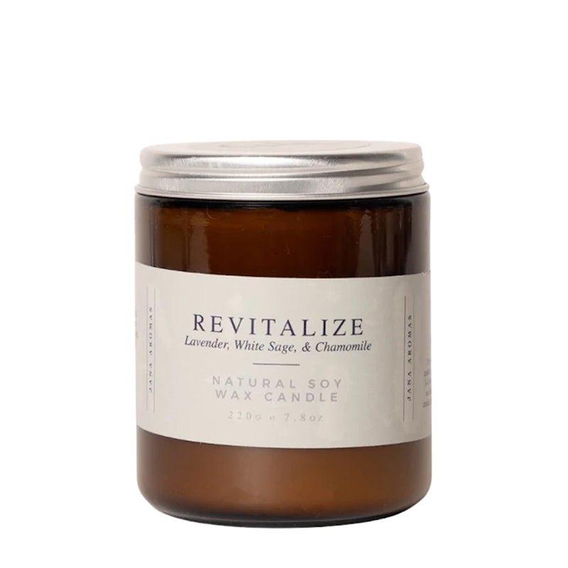 Jana Aromas Revitalize Natural Soy Wax Candle - 220g - Waha Lifestyle