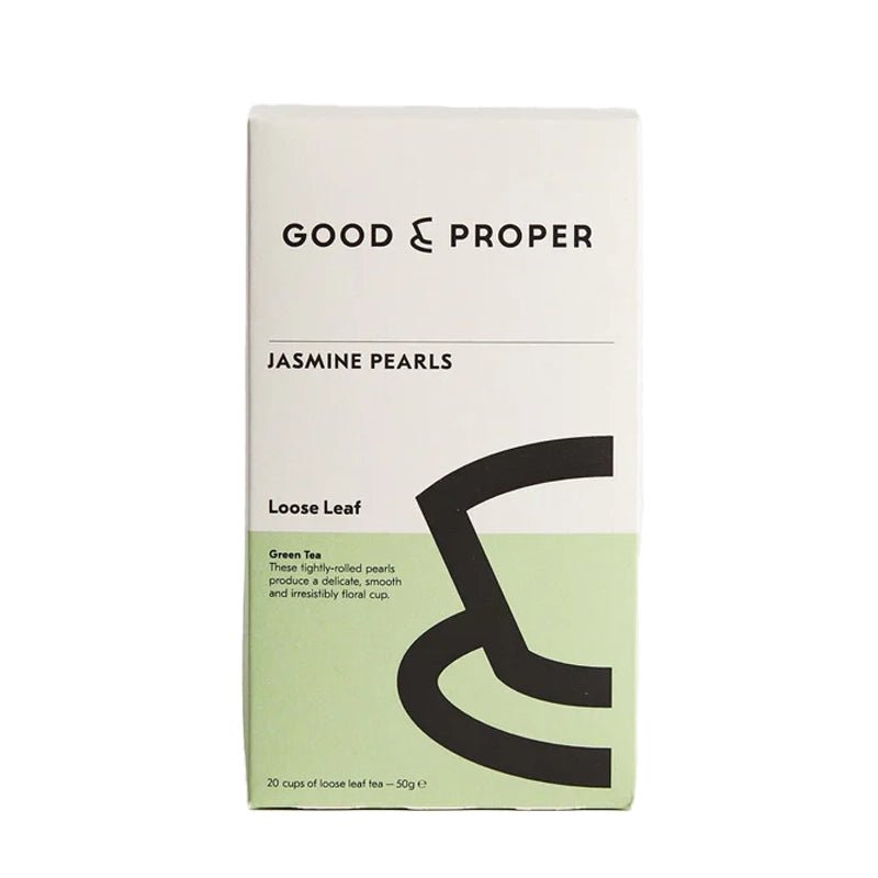 GOOD &amp; PROPER TEA Jasmine Pearls Loose Leaf Green Tea - 50g - Waha Lifestyle