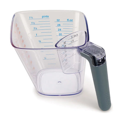 Align Easy-Read Measuring Jug Set - 1L &amp; 50ml, 2pcs, Grey