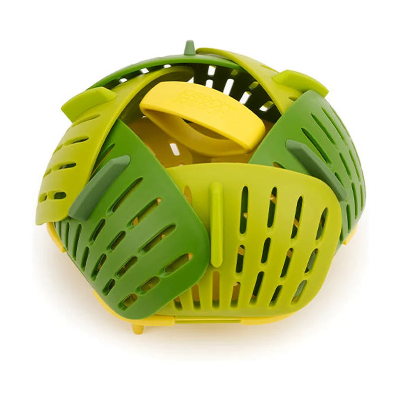 Bloom Folding Steamer Basket for Pans 18cm and Up - Green