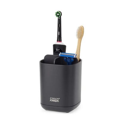 EasyStore Toothbrush &amp; Toothpaste Holder for Electric Toothbrushes - Matt Black
