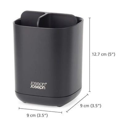 EasyStore Toothbrush &amp; Toothpaste Holder for Electric Toothbrushes - Matt Black