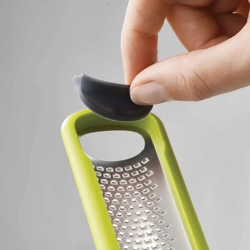 Handi-Zest Citrus Zester with Blade Wiper &amp; Protective Cover - Green