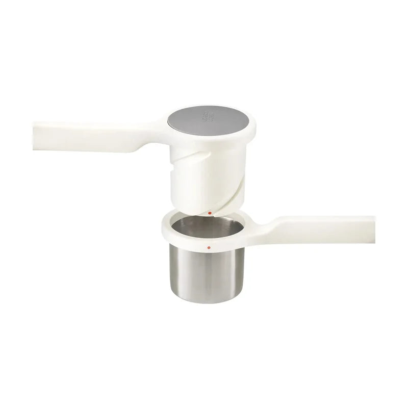 Helix Twist-Action Potato Ricer - White
