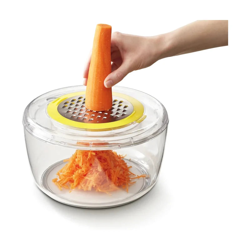 Multi-Prep 4-in-1 Salad Spinner, Spiralizer, Slicer &amp; Grater Set