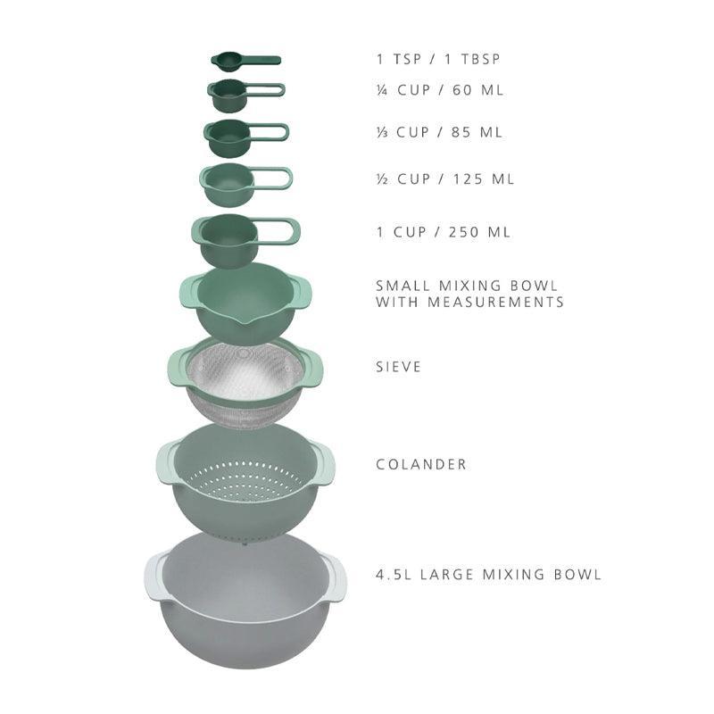 Joseph Joseph Nest 9 Plus Bowl Set - Waha Lifestyle