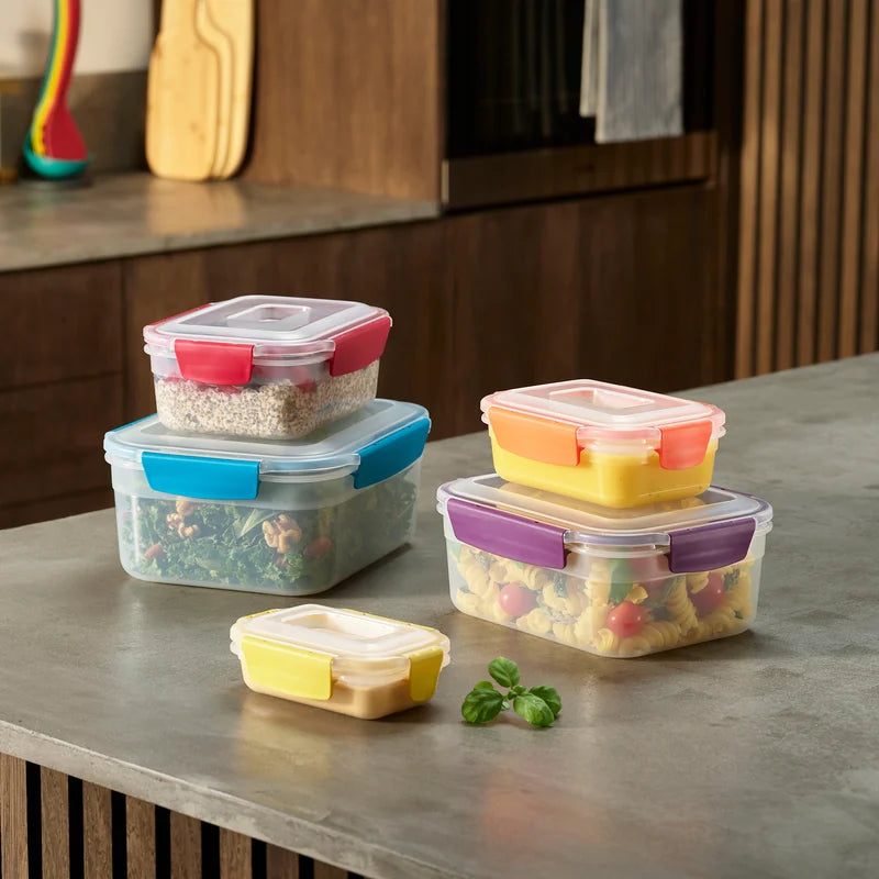 Nest Lock Leakproof Nesting Food Storage Containers - 5pcs