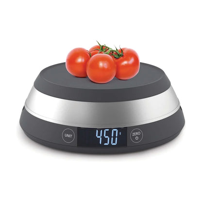 SwitchScale 2-in-1 Digital Kitchen Scale with Reversible Weighing Bowl - Grey