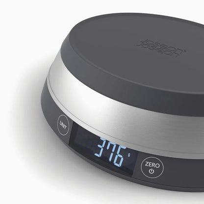 SwitchScale 2-in-1 Digital Kitchen Scale with Reversible Weighing Bowl - Grey