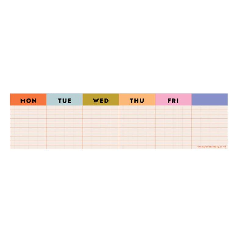 Keyboard Weekly Planner Pad - Waha Lifestyle