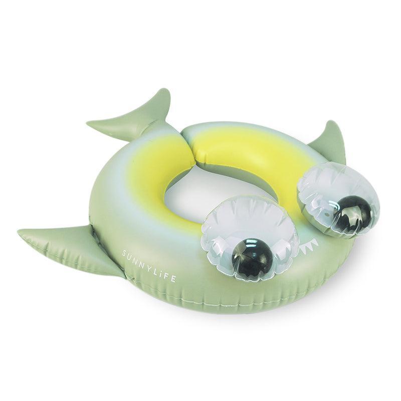 Kids Pool Ring Shark Tribe - Khaki - Waha Lifestyle