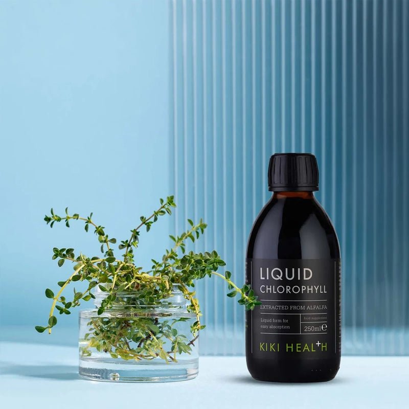 Liquid Chlorophyll Drops from Alfalfa - Natural Detox &amp; Energy Support - 125ml