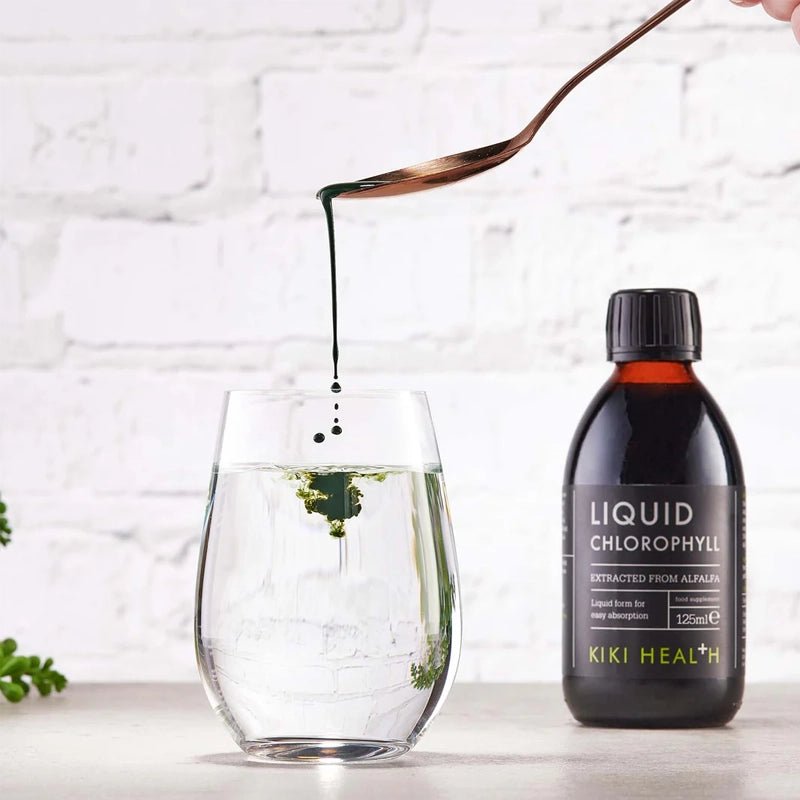 Liquid Chlorophyll Drops from Alfalfa - Natural Detox &amp; Energy Support - 125ml