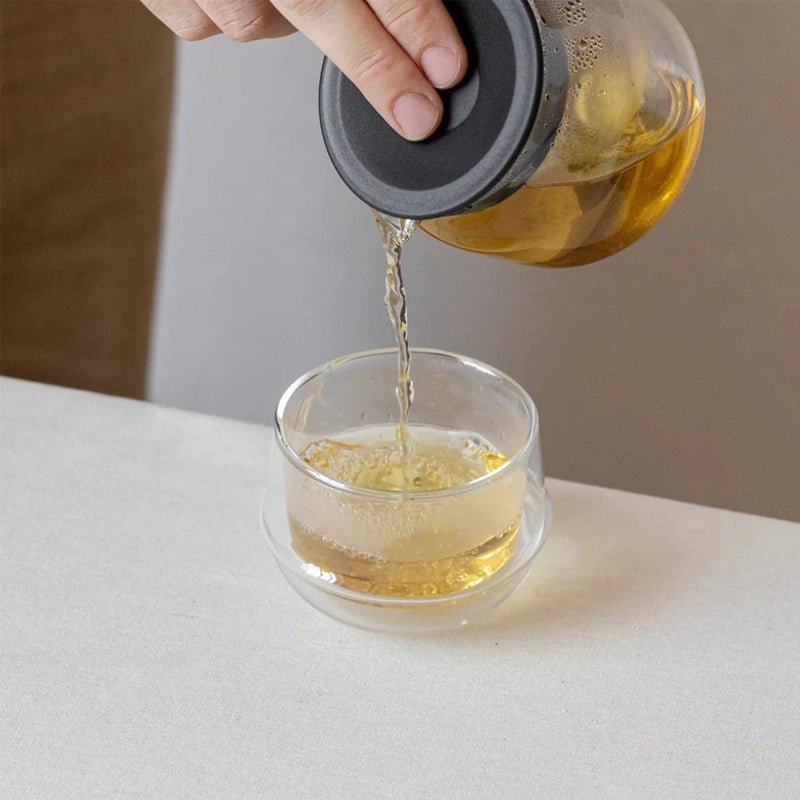 Kronos Heat-Insulated Double Wall Glass Tea Cup - 200ml
