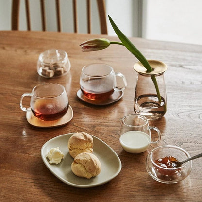 Unitea Glass Sugar Storage Pot with Lid