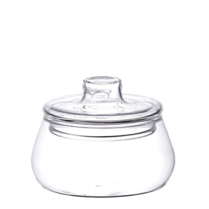 Unitea Glass Sugar Storage Pot with Lid
