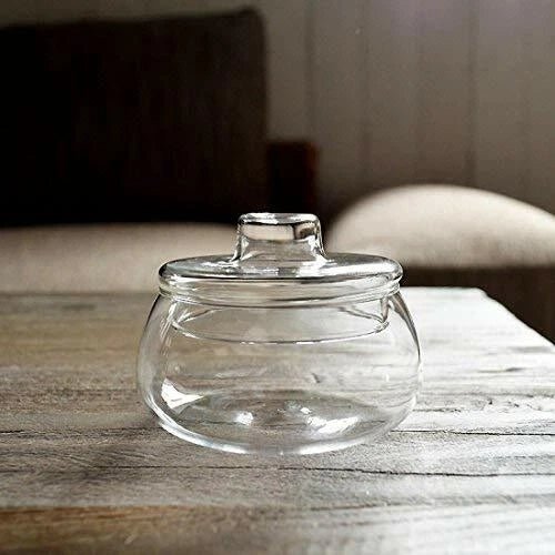 Unitea Glass Sugar Storage Pot with Lid