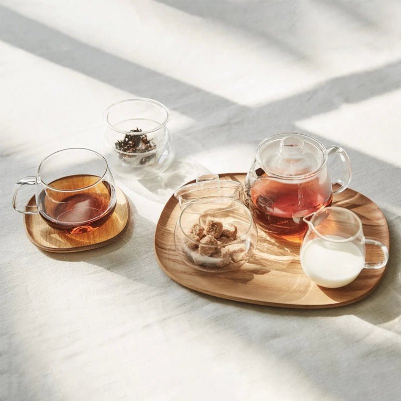 Unitea Glass Sugar Storage Pot with Lid
