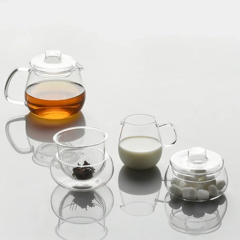 Unitea Heat-Resistant Glass Tea Strainer Holder