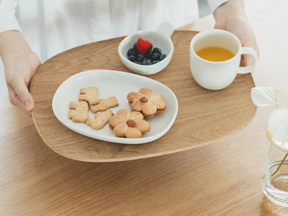 KINTO Unitea Non-Slip Wooden Tea &amp; Serving Tray in Kuwait - Waha Lifestyle