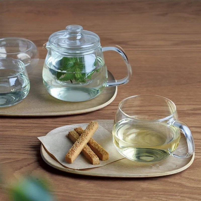 Unitea Non-Slip Wooden Tea &amp; Serving Tray