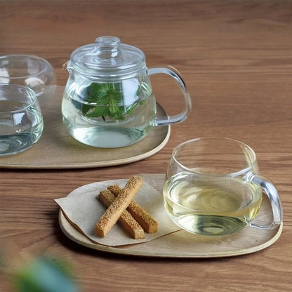 Unitea Non-Slip Wooden Tea &amp; Serving Tray
