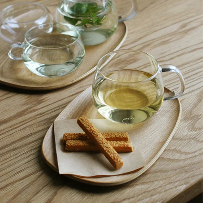 KINTO Unitea Non-Slip Wooden Tea &amp; Serving Tray in Kuwait - Waha Lifestyle
