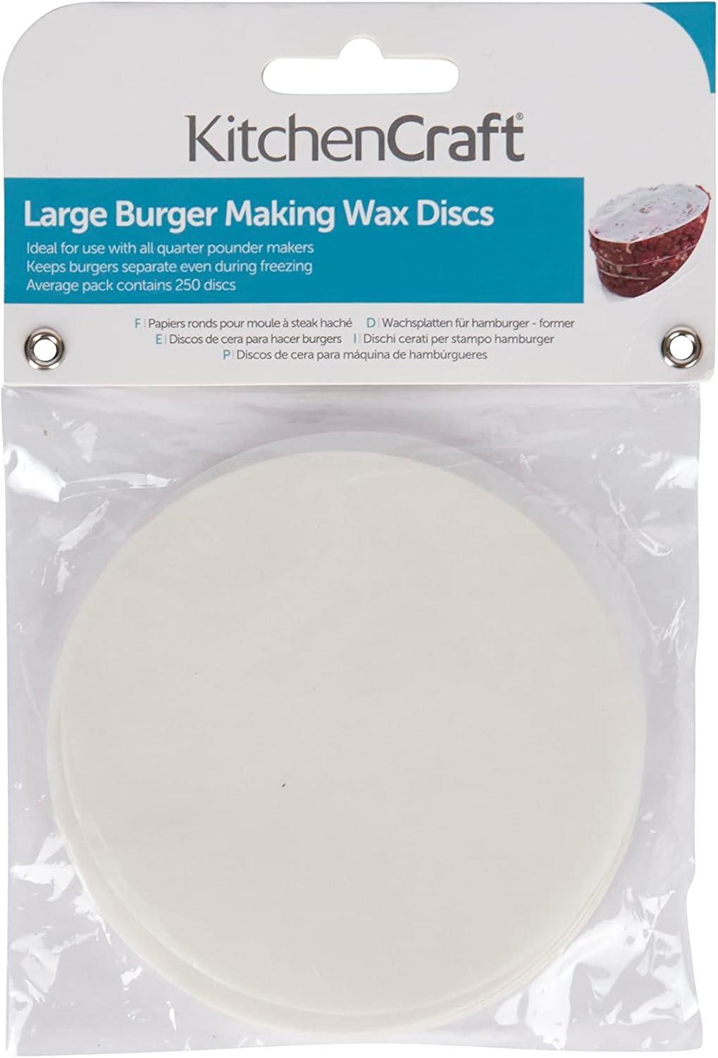 KITCHEN CRAFT Hamburger Press Wax Paper - Pack of 250pcs in Kuwait - Waha Lifestyle