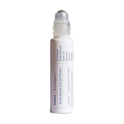 Greek Yoghurt Wide Awake Eye Gel Roller for Dark Circles &amp; Puffiness - 15ml