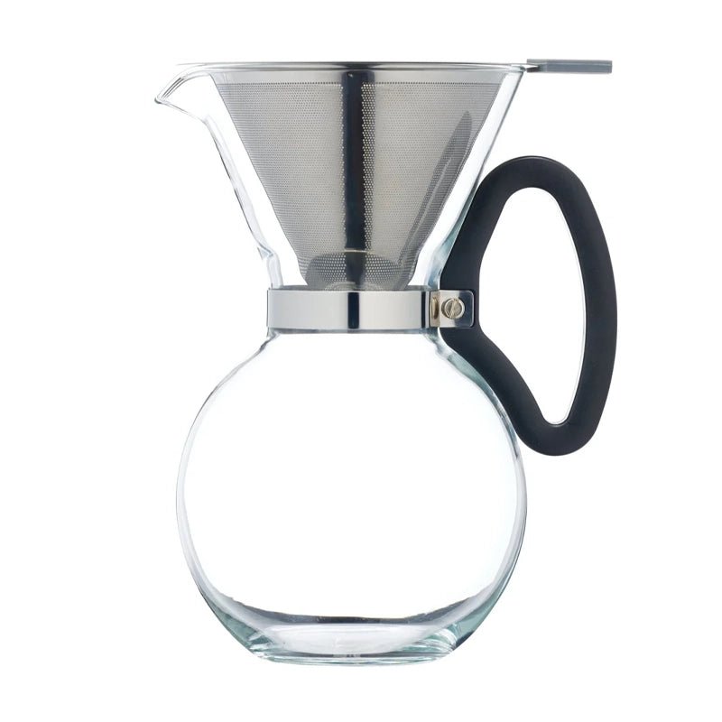 Pour Over Coffee Maker with Stainless Steel Coffee Dripper - 1.1L