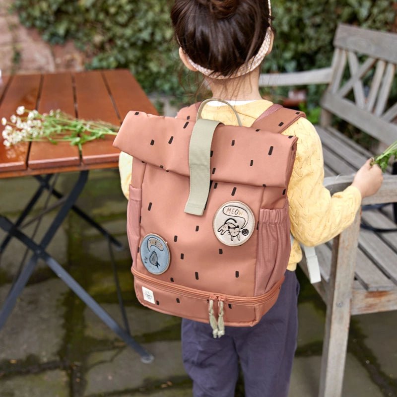 LASSIG Happy Prints Mini Rolltop Kids Backpack in Kuwait - Waha Lifestyle