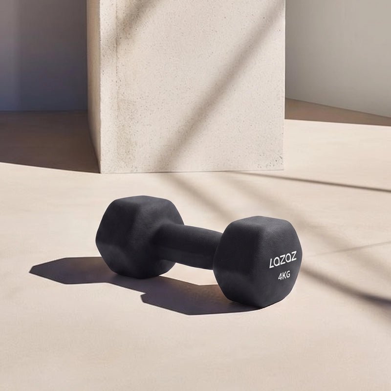 Dumbellix Neoprene Hex Dumbbell with Non-Slip Grip – 10kg