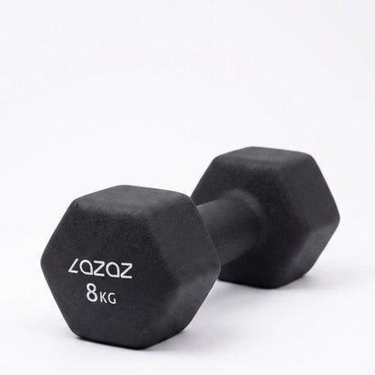 Dumbellix Neoprene Hex Dumbbell with Non-Slip Grip – 8kg