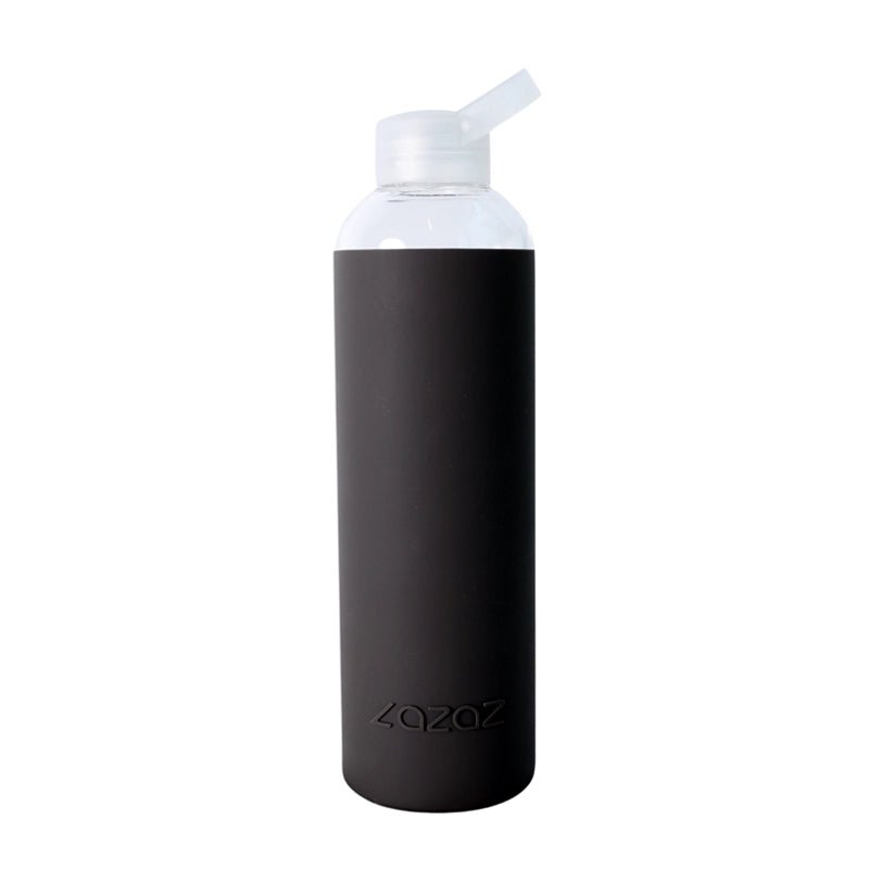 Lite Glass Water Bottle with Silicone Sleeve – 1L
