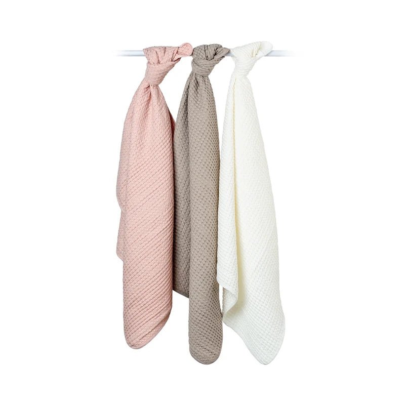 Soft Cotton Waffle Weave Baby Blanket