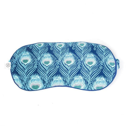 Luxury Aromatherapy Eye Masks - Feather Print - Waha Lifestyle