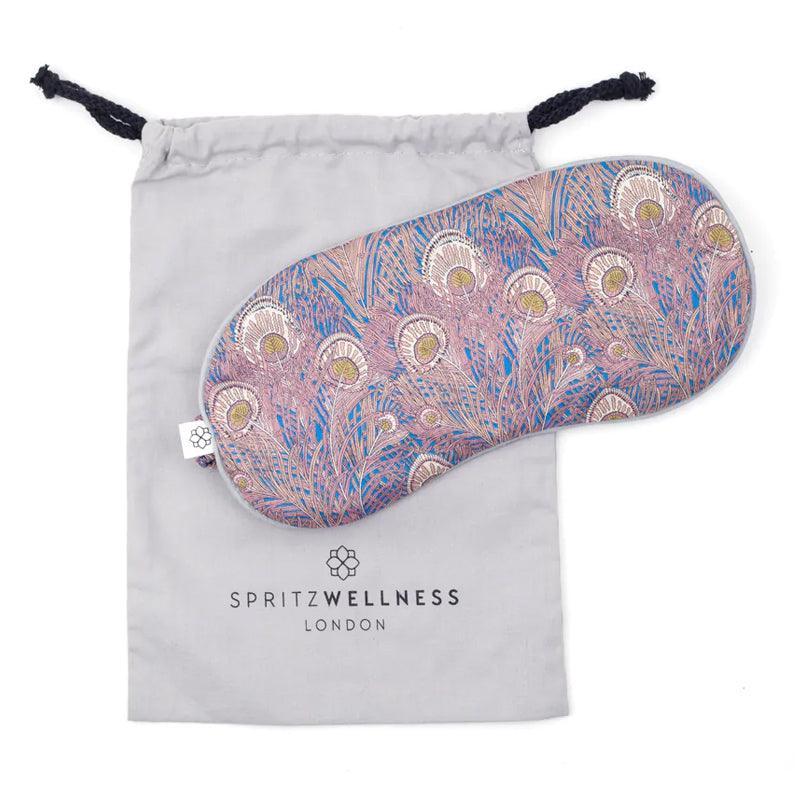 Luxury Aromatherapy Eye Masks - Feather Print - Waha Lifestyle