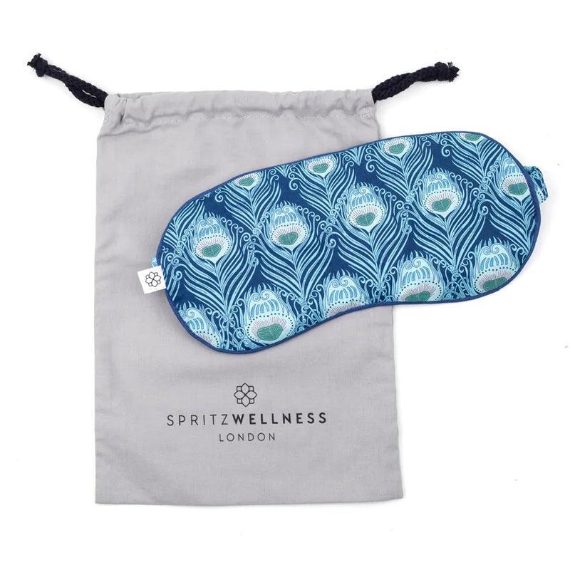 Luxury Aromatherapy Eye Masks - Feather Print - Waha Lifestyle