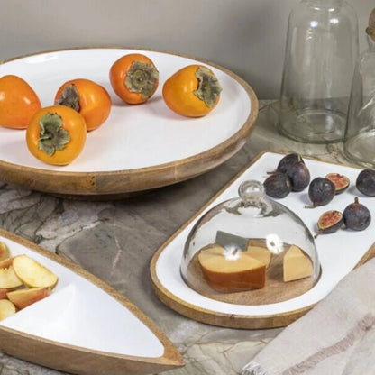 Madras Classic Cheese Board with Glass Cloche - Waha Lifestyle