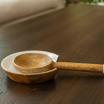 Madras Curva Wooden Spoon Rest - Waha Lifestyle