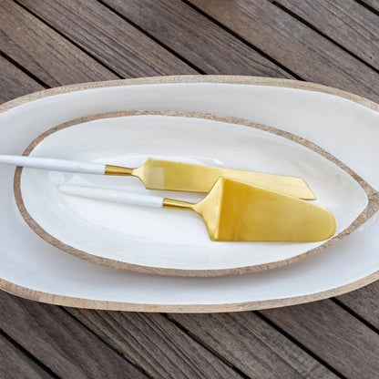 Madras Wooden Oval Dish - Waha Lifestyle