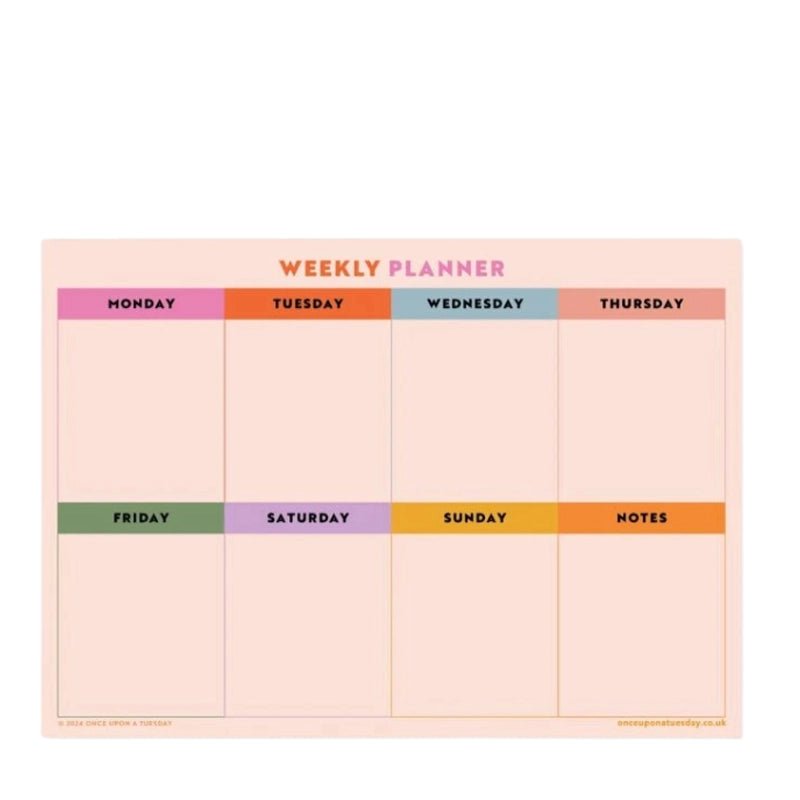 Magnetic Grid Weekly Planner for Fridge - A4 - Waha Lifestyle