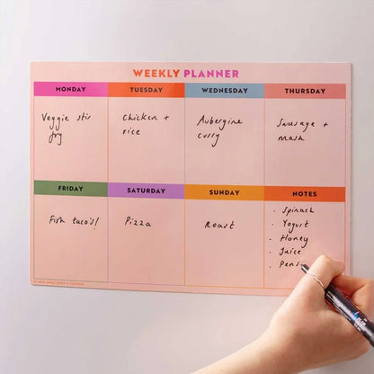 Magnetic Grid Weekly Planner for Fridge - A4 - Waha Lifestyle