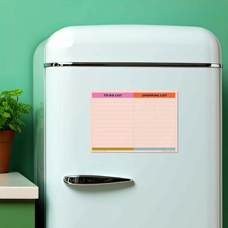 Magnetic Shopping & To - Do List Weekly Planner for Fridge - A4 - Waha Lifestyle