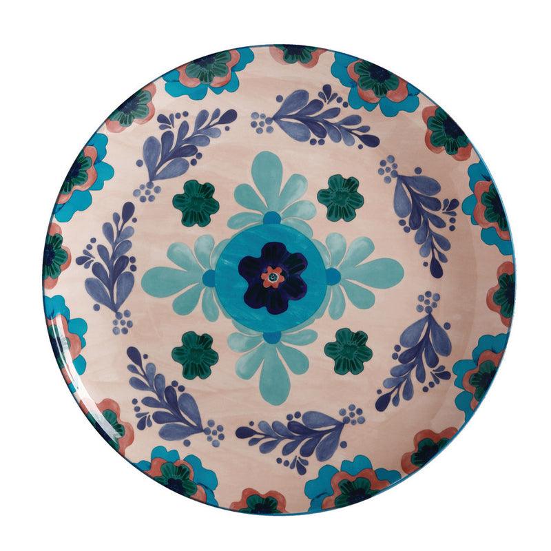 Majolica Ceramic Round Peach Platter - 36.5cm - Waha Lifestyle