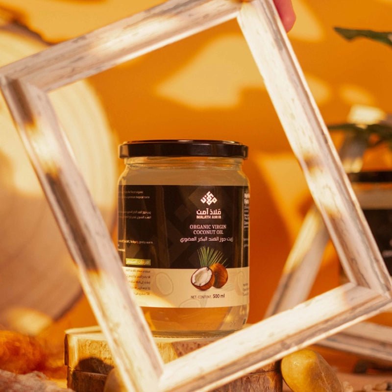 MALATH AMIN Organic Virgin Coconut Oil - 500ml in Kuwait - Waha Lifestyle