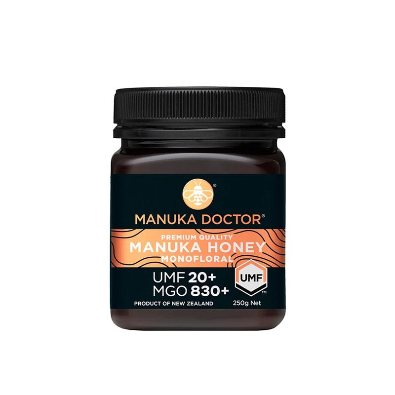 MANUKA DOCTOR New Zealand Manuka Honey Monofloral UMF+20 - 250g - Waha Lifestyle - Kuwait